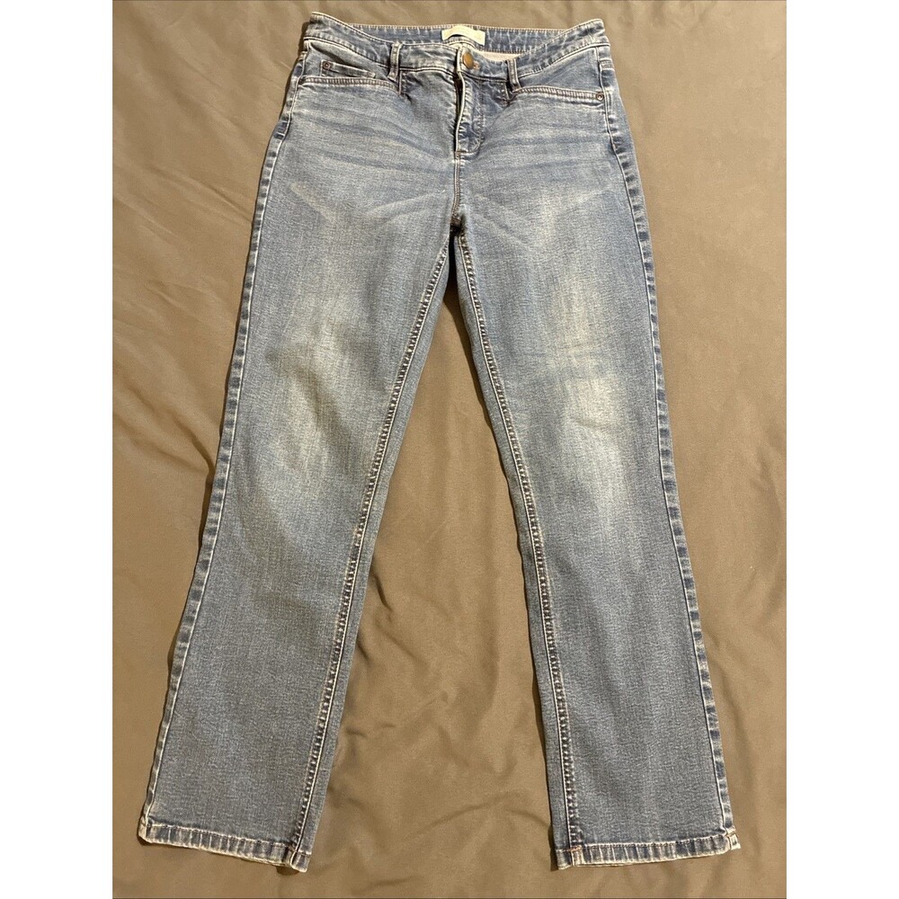 J. Jill Jeans Women Blue Smooth Fit Straight Leg Petite size 8
